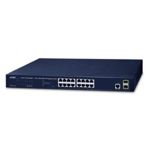 GS-4210-16T2S – Planet 16 Port Gigabit Managed Switch with 2 Port SFP