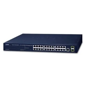 GS-4210-24T2S – Planet 24 Port Gigabit Managed Switch with 2 Port SFP