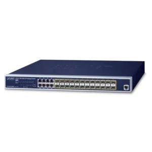 GS-5220-16S8CR – Planet 24 Port Gigabit SFP with 8 Shared TP Managed Switches with Hardware Layer3