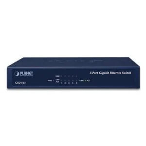 GSD-503 – Planet 5 Port Gigabit Desktop Switch
