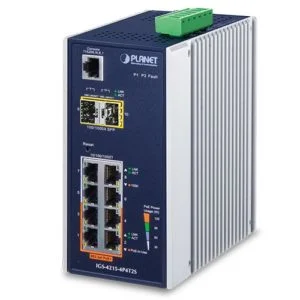 IGS-4215-4P4T2S Planet 4-Port Gigabit Industrial 30W PoE Managed with 4-Port Ethernet + 2-Port SFP Switch