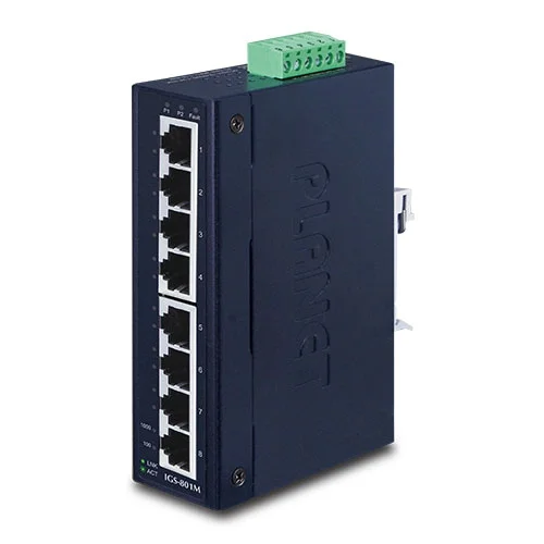 IGS-801M Planet 8-Port Gigabit Managed Industrial Ethernet Switch