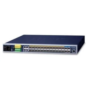 MGSW-28240F – Planet 24 Port Fibre with 4 Port 10G Fibre L2 L4 Managed Metro Ethernet Switch
