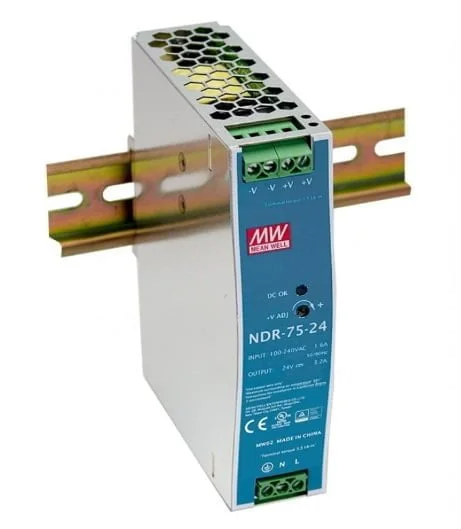 Din Rail 75 Watt 24V_75 Watt 48V DC Power Supply