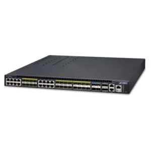XGS3-24242 – Planet Layer 3 24-Port 100/1000X SFP + 8-Port Shared TP + 4-Port 10G SFP+ Stackable Managed Switch (100~240V AC, 36-75V DC)