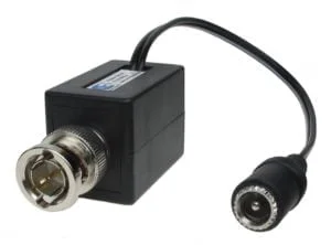 E10184SJ – BNC Male Balun RJ45 Power Through with 2.1 mm Jack