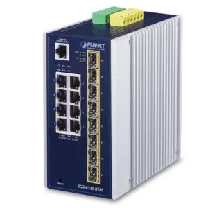 IGS-6325-8T8S Planet Industrial 8-Port 10/100/1000T 1G/2.5G SFP – Managed Ethernet Switch
