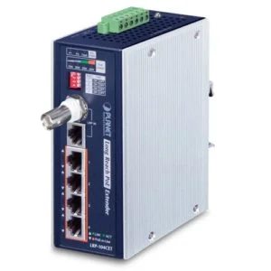 LRP-104CET – Planet Industrial 4-Port 10/100TX PoE + 1-Port Coax Long Reach PoE Extender