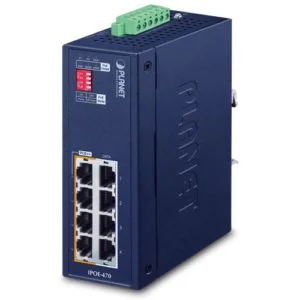 IPOE-470-12V – Planet Industrial 4-port Gigabit 802.3bt PoE++ Injector Hub