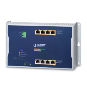 WGS-4215-8HP2S – Planet Industrial 4-Port 10/100/1000T 802.3bt PoE + 4-Port 10/100/1000T 802.3at PoE + 2-Port 100/1000X SFP Wall-mount Managed Switch