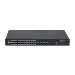 Dahua DH-PFS4226-24ET-360 – 24-port 100 Mbps + 2-port Gigabit Managed PoE Switch