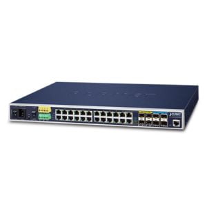 IGS-6325-20T4C4X – Planet Industrial L3 20-Port 10/100/1000T + 4-Port Gigabit TP/SFP + 4-Port 10G SFP+ Managed Ethernet Switch
