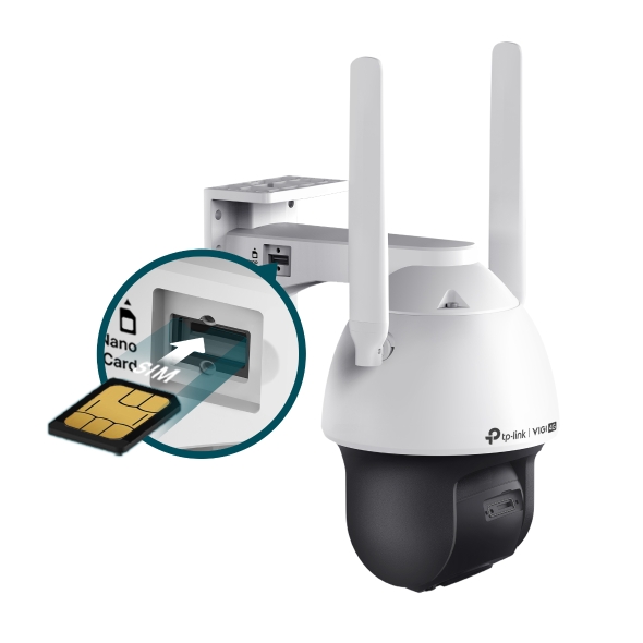 TP LINK VIGI C540-4G 4MP Outdoor Full-Colour 4G Pan Tilt Network Camera - Image 2