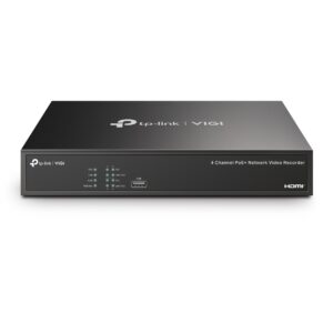TP LINK VIGI NVR1004H-4P – 4 Channel PoE+ Network Video Recorder