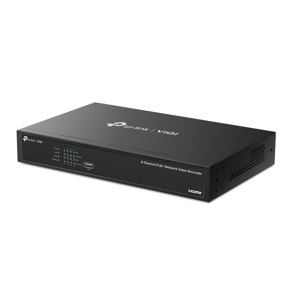 TP LINK VIGI NVR1008H-8MP - 8 Channel PoE+ Network Video Recorder - Image 2