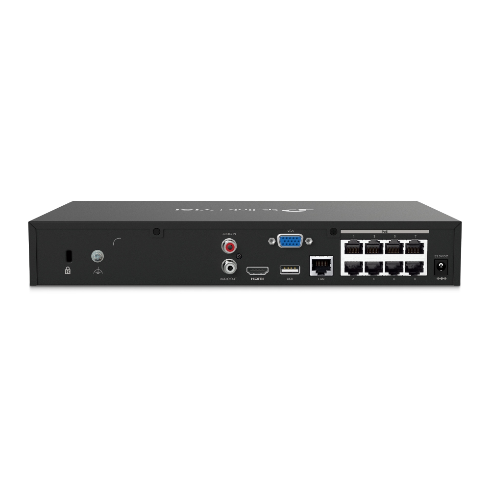 TP LINK VIGI NVR1008H-8MP - 8 Channel PoE+ Network Video Recorder - Image 3