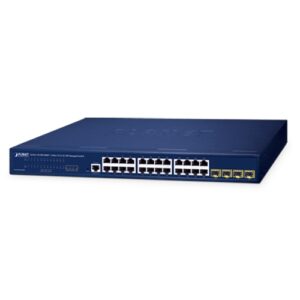 GS-4210-24T4S – Planet 24-Port 10/100/1000T + 4-Port 1G/2.5G SFP Managed Ethernet Switch