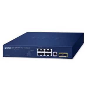 GS-4210-8T2S – 8-Port 10/100/1000T + 2-Port 100/1000X SFP Managed Switch