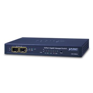 GSD-1002M – Planet 8-Port 10/100/1000Mbps + 2-Port 100/1000X SFP Managed Desktop Switch
