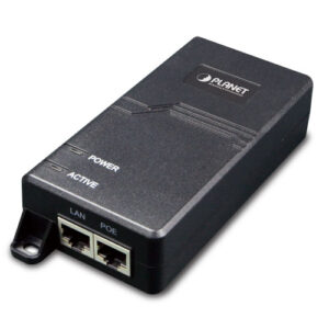 POE-172 – Planet Single-Port 10/100/1000Mbps Ultra PoE Injector (60 Watts, internal PWR)