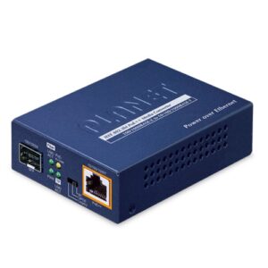 GUP-805A-95W – Planet 100/1000BASE-X SFP to 10/100/1000BASE-T 802.3bt PoE++ Media Converter (95 Watts)