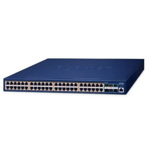 GS-6311-48P6X – L3 48-Port 10/100/1000T 802.3at PoE + 6-Port 10G SFP+ Managed Ethernet Switch